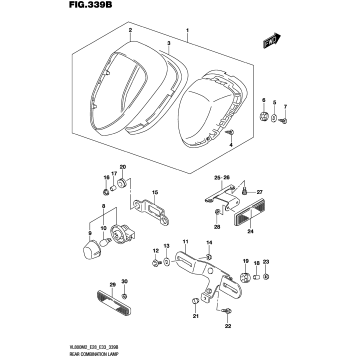 REAR COMBINATION LAMP (E33)
