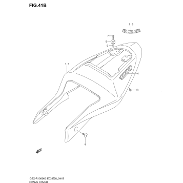 FRAME COVER (GSX-R1000ZK4)