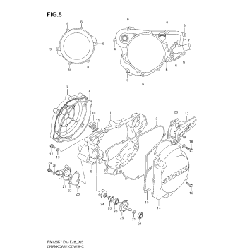 CRANKCASE COVER-WATER PUMP