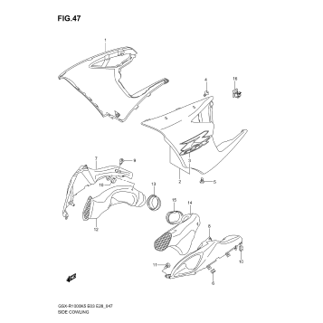 SIDE COWLING (MODEL K5)