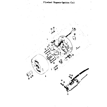 FLYWHEEL MAGNETO-IGNITION COIL