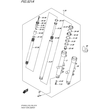 FRONT FORK DAMPER (SFV650L5 E03)