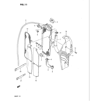 RADIATOR (MODEL E/F)