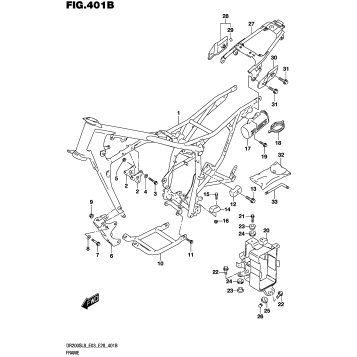FRAME (DR200SL8 E28)