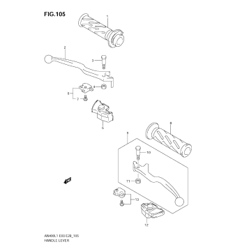 HANDLE LEVER (AN400 L1 E3)