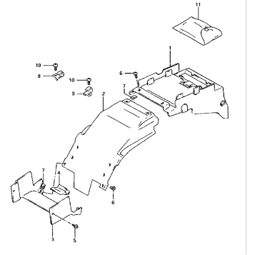 REAR FENDER (MODEL R/S)