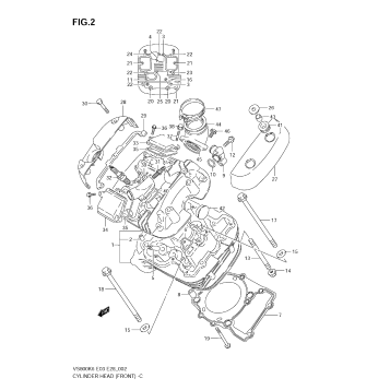 CYLINDER HEAD (FRONT)