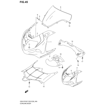 COWLING BODY (MODEL Y)