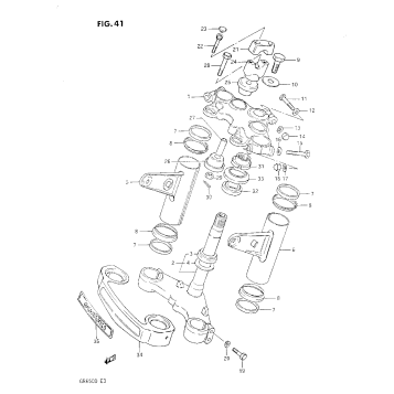 STEERING STEM (GR650XD)