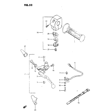 LEFT HANDLE SWITCH (MODEL D)