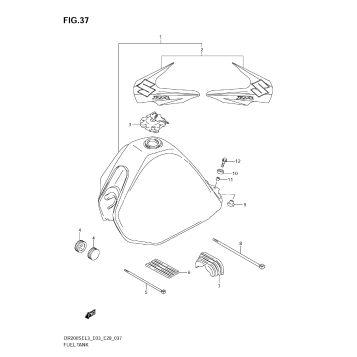 FUEL TANK (DR200SEL3 E28)
