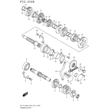 TRANSMISSION (DR-Z125L)