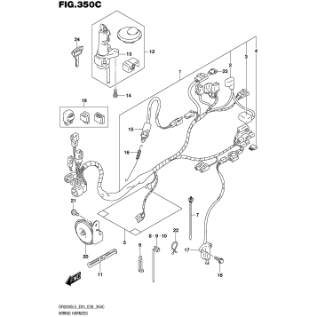 WIRING HARNESS (DR200SEL3 E33)