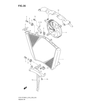 RADIATOR (GSX-R1000L3 E28)