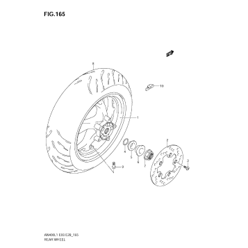 REAR WHEEL (AN400 L1 E33)