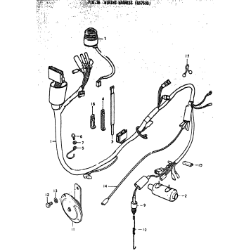 WIRING HARNESS (GS750B)