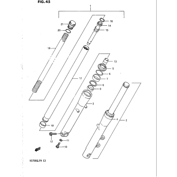 FRONT FORK (MODEL G)