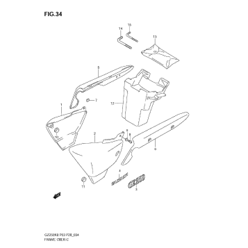 FRAME COVER (MODEL K8/K9)