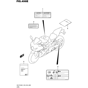 LABEL (GSX-R1000AL7 E28)
