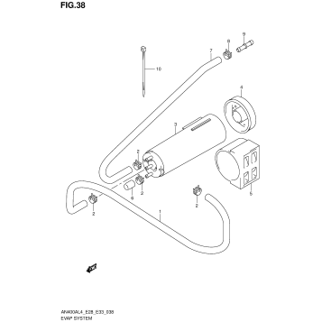 EVAP SYSTEM (AN400AL4 E33)
