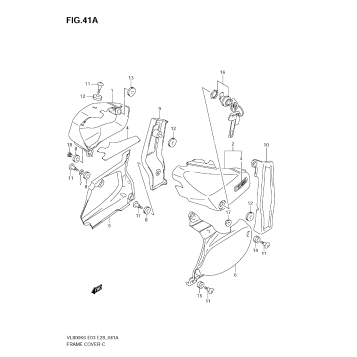 FRAME COVER (VL800CK6)