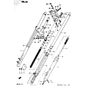 FRONT FORK (MODEL Z)