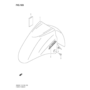 FRONT FENDER (AN650A L1 E33)