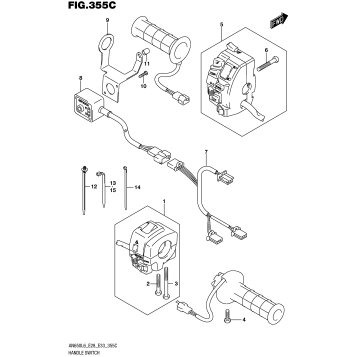 HANDLE SWITCH (AN650ZL6 E33)