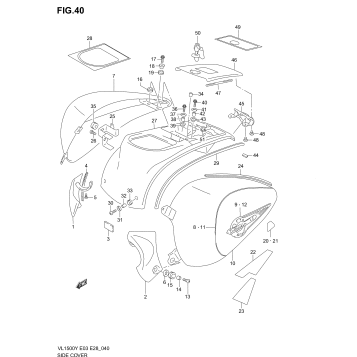 SIDE COVER (MODEL W/X)