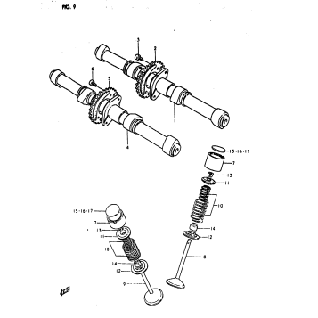 CAM SHAFT - VALVE