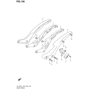 REAR FRAME (VL1500BL4 E03)