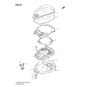 SPEEDOMETER (VL1500BTL3 E33)