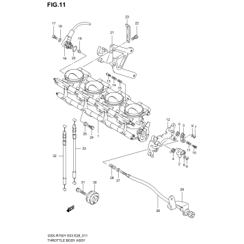 THROTTLE BODY (MODEL Y)