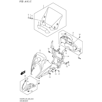 COWLING BODY (DL650A)
