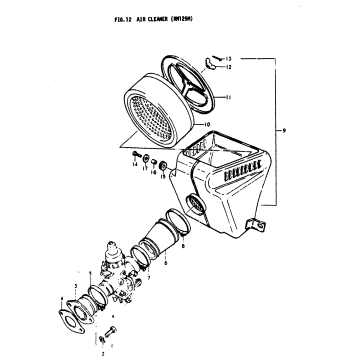 AIR CLEANER (RM125M)