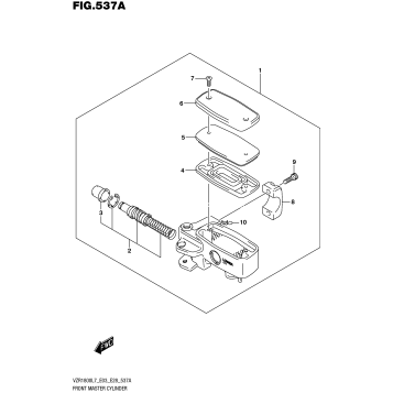 FRONT MASTER CYLINDER (VZR1800L7 E28)