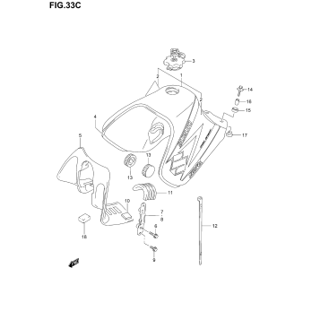 FUEL TANK (MODEL K4)