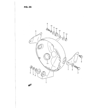 HEADLAMP HOUSING (MODEL K/L/M/N/P)