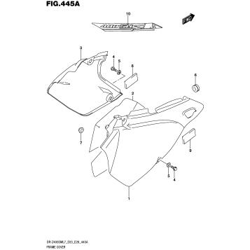 FRAME COVER (DR-Z400SML7 E03)