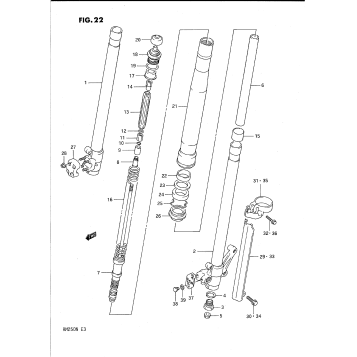 FRONT DAMPER (MODEL K)