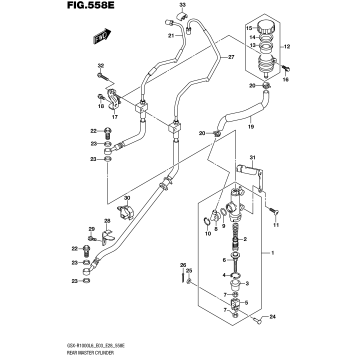 REAR MASTER CYLINDER (GSX-R1000AL6 E33)