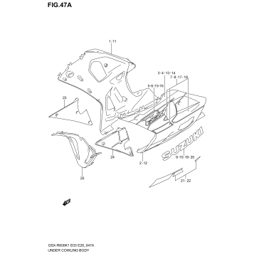 UNDER COWLING (MODEL K2)