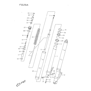 FRONT DAMPER (MODEL W/X)