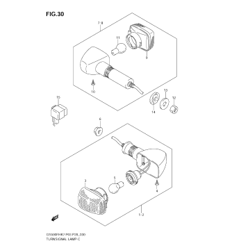 TURNSIGNAL LAMP (GS500H E28, E95)