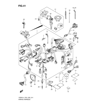 WIRING HARNESS (VZ800L4 E33)