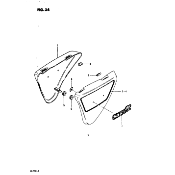 FRAME COVER (GS750LX)
