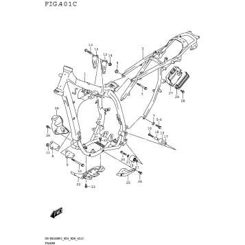 FRAME (DR-Z400SM3 E33)