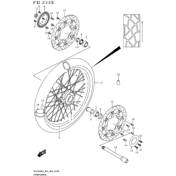 FRONT WHEEL (DL1050RJ)