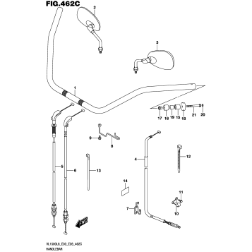 HANDLEBAR (VL1500BL8 E33)