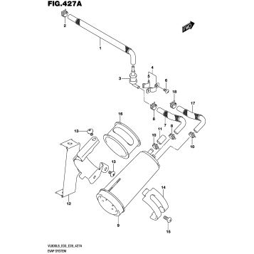EVAP SYSTEM (VL800L8 E33)